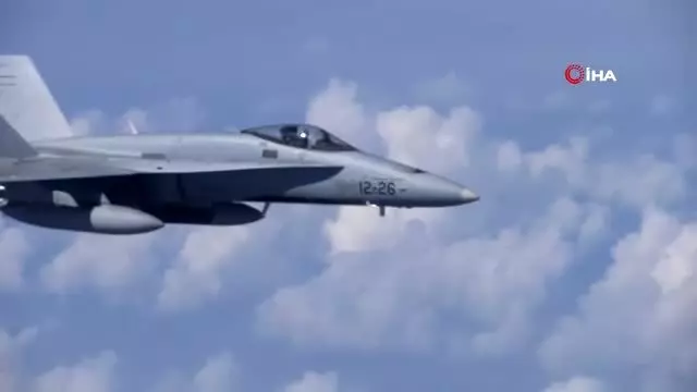 - Rusya, Şoygu'nun uçağına yaklaşmaya çalışan NATO uçağının görüntüsünü yayınladı- NATO'dan...