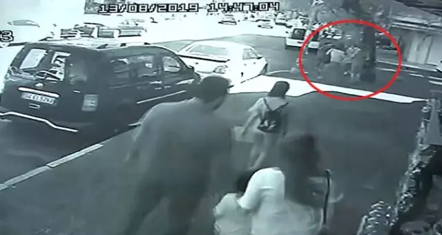 Kaldırımda yürüyen kadınların üzerine ağaç devrildi! Akılalmaz olay kamerada!