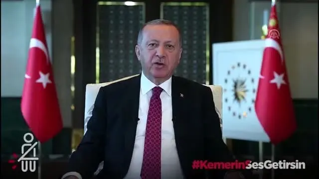 ’Kemerin ses getirsin’ kampanyasına Cumhurbaşkanı Erdoğan ve ünlülerden destek
