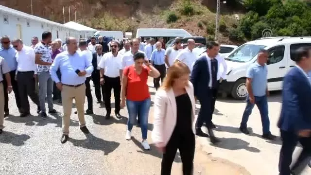 CHP heyeti, madenleri inceledi
