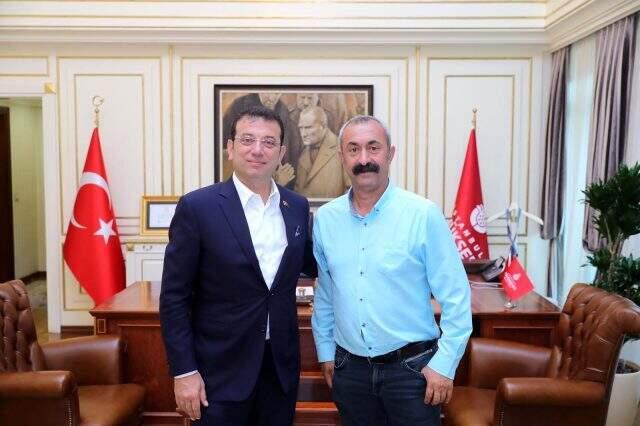 Ekrem İmamoğlu'nu ziyaret eden Komünist Başkan: Böyle kapıların olduğunu bilmiyorduk