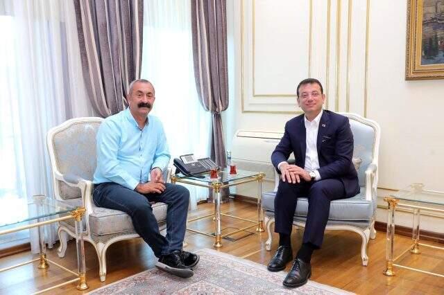 Ekrem İmamoğlu'nu ziyaret eden Komünist Başkan: Böyle kapıların olduğunu bilmiyorduk