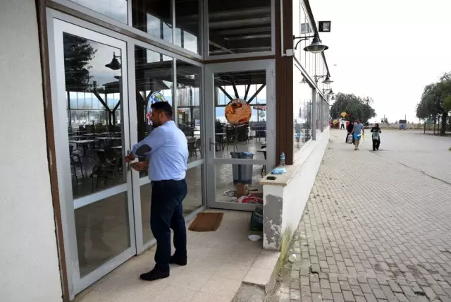 Gazinin darp edildiği kafe kapatıldı Gazinin darp edildiği kafe kapatıldı