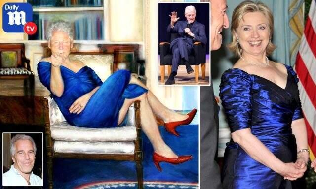 Hücresinde ölü bulunan ABD'li milyarder Epstein'in evinde kadın elbiseli Bill Clinton tablosu bulundu