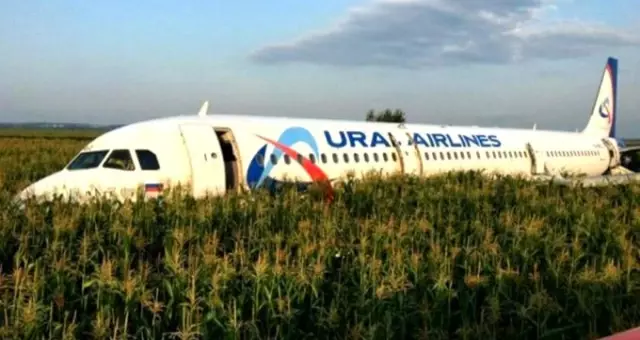Kuş sürüsüne denk gelen Rus yolcu uçağı mısır tarlasına acil iniş yaptı! 23 yaralı