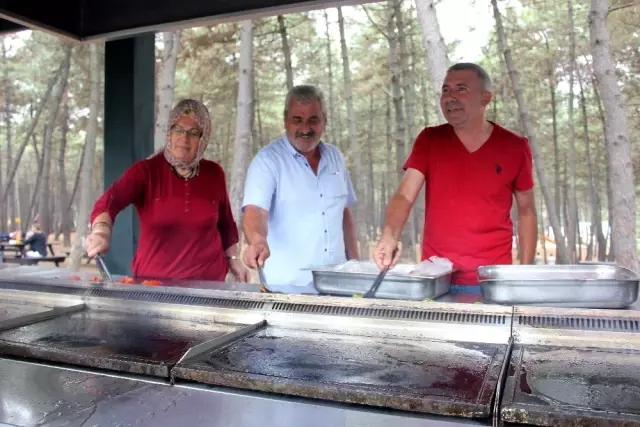 Millet bahçesinde merkezi mangal dönemi Millet bahçesinde merkezi mangal dönemi