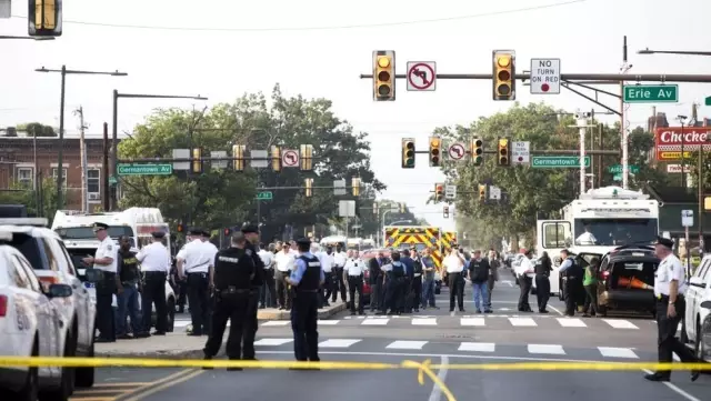 Philadelphia'da polisle çatışmaya giren şüpheli teslim oldu