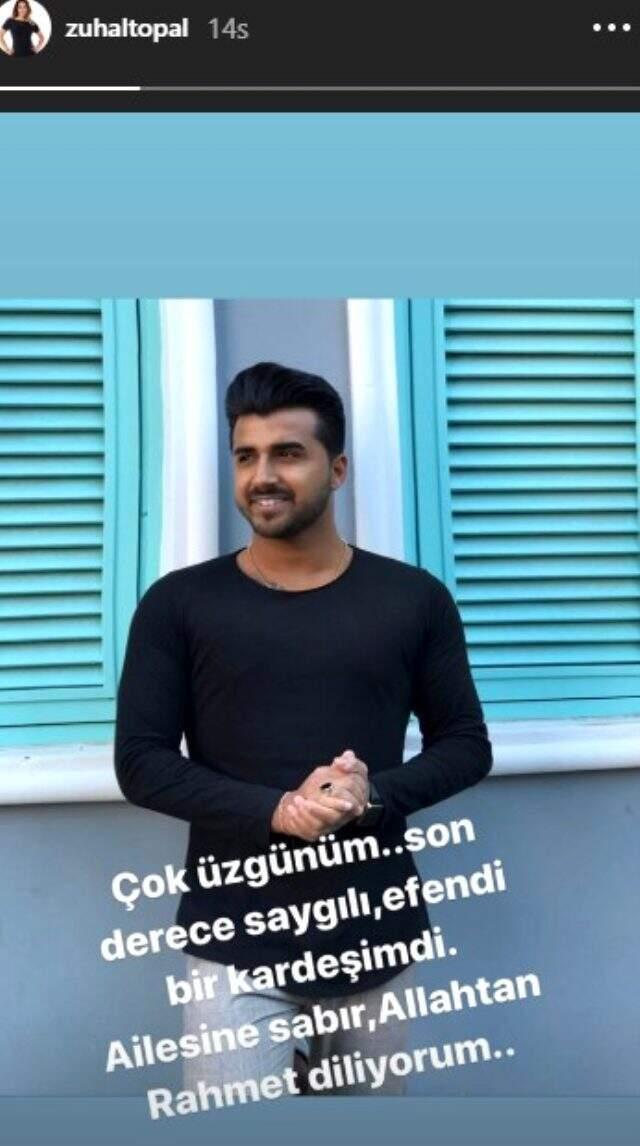 Zuhal Topal, hayatını kaybeden damat adayı Uğur Doğan için taziye mesajı yayınladı
