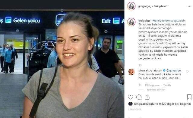 Hamilelik kilolarıyla gündem olan Fahriye Evcen'e ünlü isimlerden destek mesajı yağdı