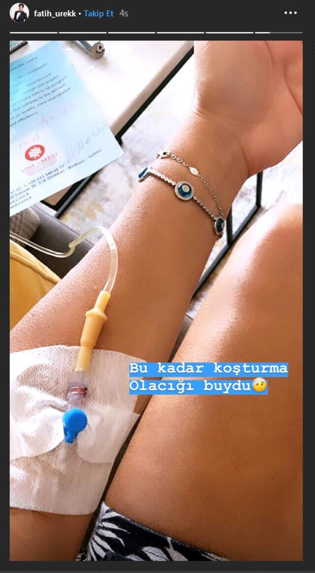 Ünlü şarkıcı Fatih Ürek, hastaneye kaldırıldı