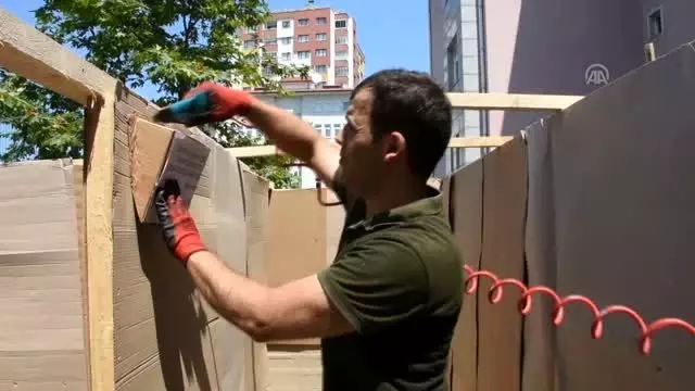 Aldıkları eğitimi labirentte yarışarak pekiştirdiler