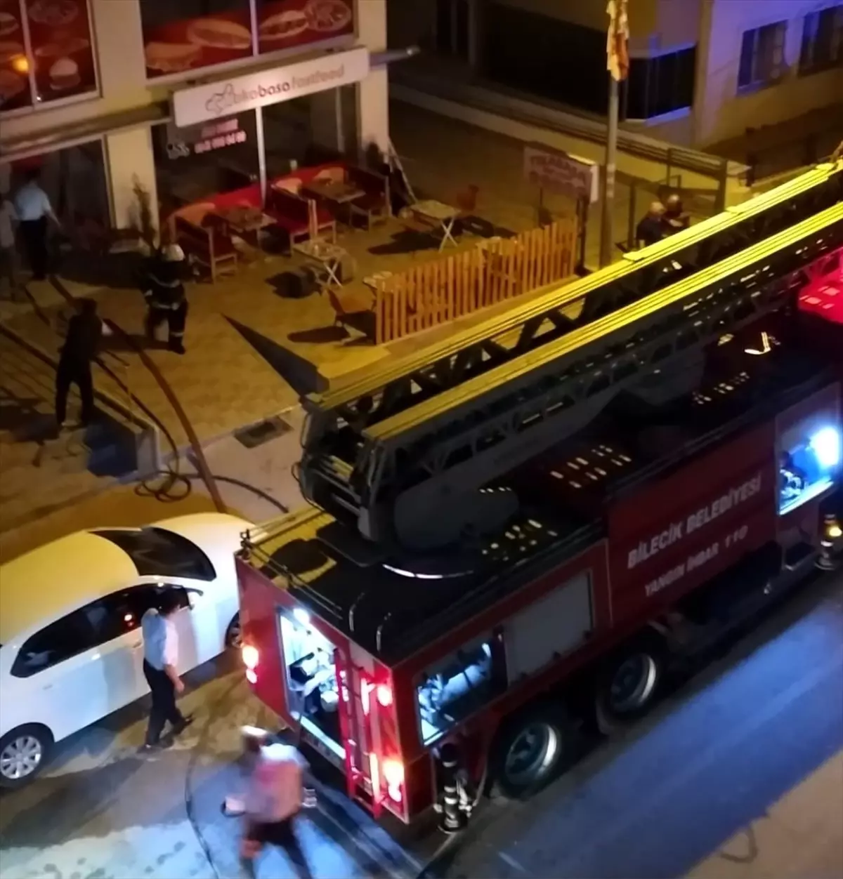 Bilecik'te iş yeri yangını