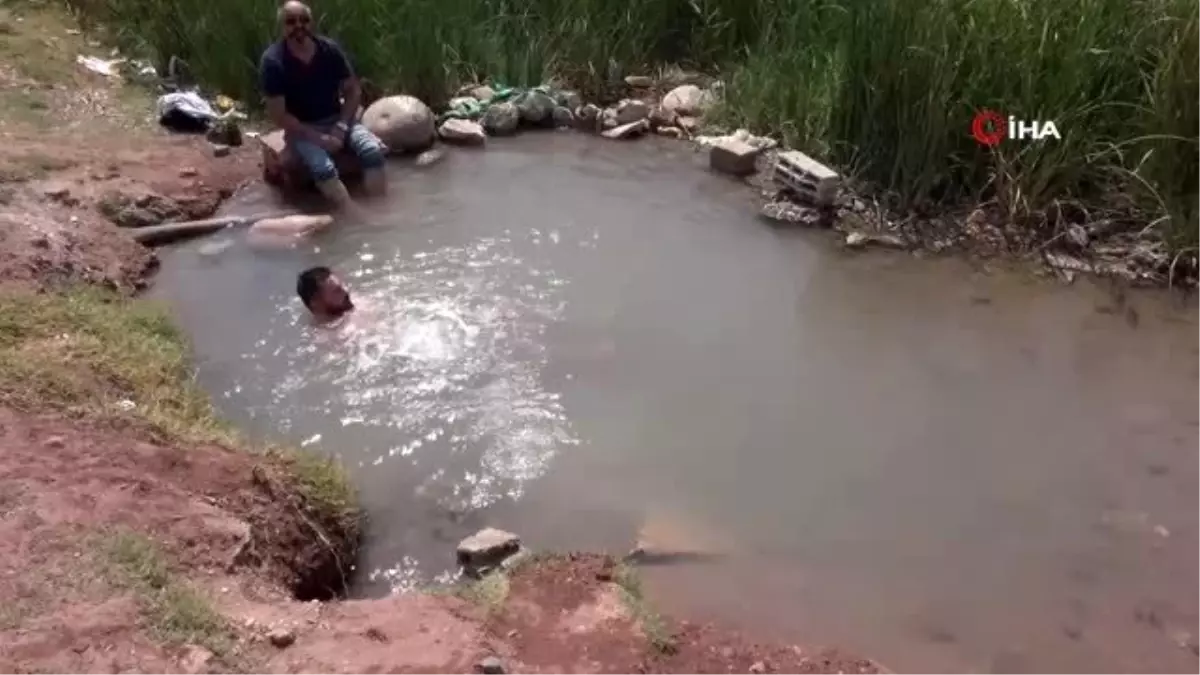 Aksaray'da kaderine terk edilen tuzlu su termal kaynak ilgi bekliyor