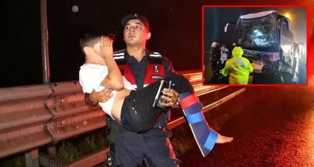 Bolu Dağı'nda yolcu otobüsü ile TIR çarpıştı: 37 yaralı