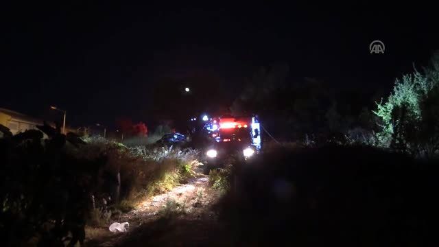 Düğünde atılan havai fişek ormanlık alanda yangına yol açtı
