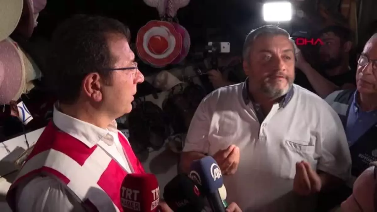 ESNAFTAN İMAMOĞLU�NA SİTEM BAŞKANIM DÜN KİMSEYE NEDEN