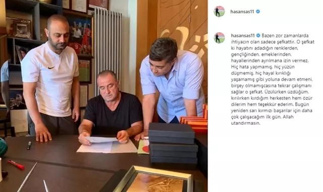 Galatasaray'da Hasan Şaş görevine geri döndü Galatasaray'da Hasan Şaş görevine geri döndü