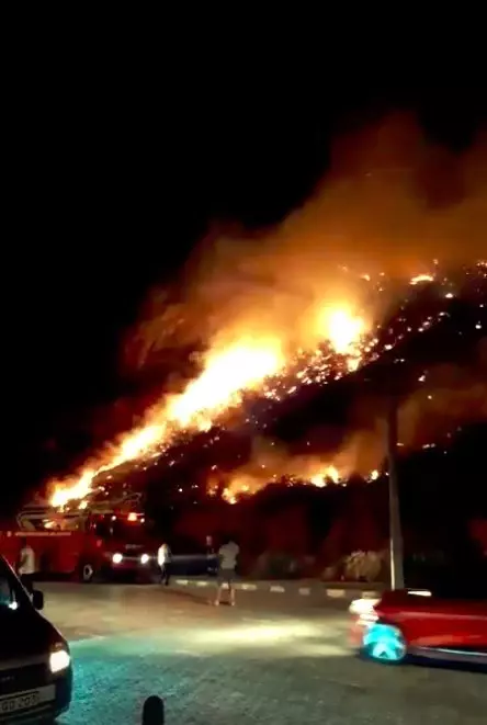 Xanthos Antik Kentini tehdit eden yangın söndürüldü Xanthos Antik Kentini tehdit eden yangın söndürüldü