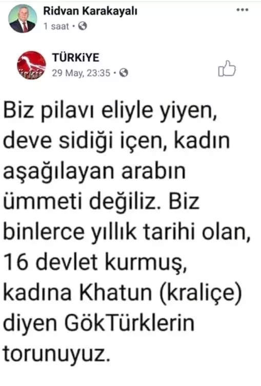 Hz. Muhammed'e (s.a.v.) hakaret paylaşımına çığ gibi tepki Hz. Muhammed'e (s.a.v.) hakaret paylaşımına çığ gibi tepki