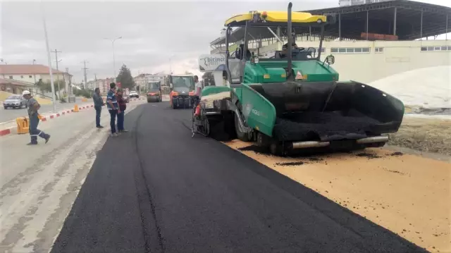 Karaman'da asfalt çalışmaları hız kesmiyor