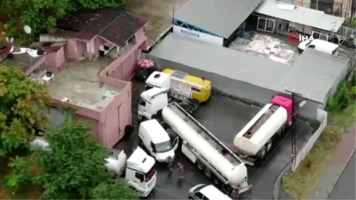 Küçükçekmece'de kaçak akaryakıt operasyonu