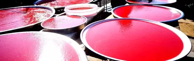 Sarıgöl'de evlerin üstü kırmızıya büründü Sarıgöl'de evlerin üstü kırmızıya büründü