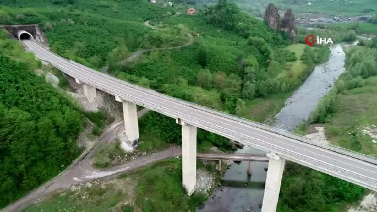 600 kilometrelik Karadeniz-Akdeniz Yolu'nun Ordu etabının yüzde 90'lık kısmı tamamlandı