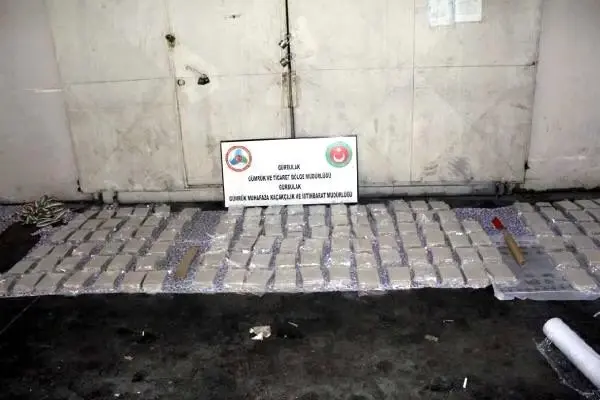 Gürbulak'ta 233 kilo eroin ele geçirildi