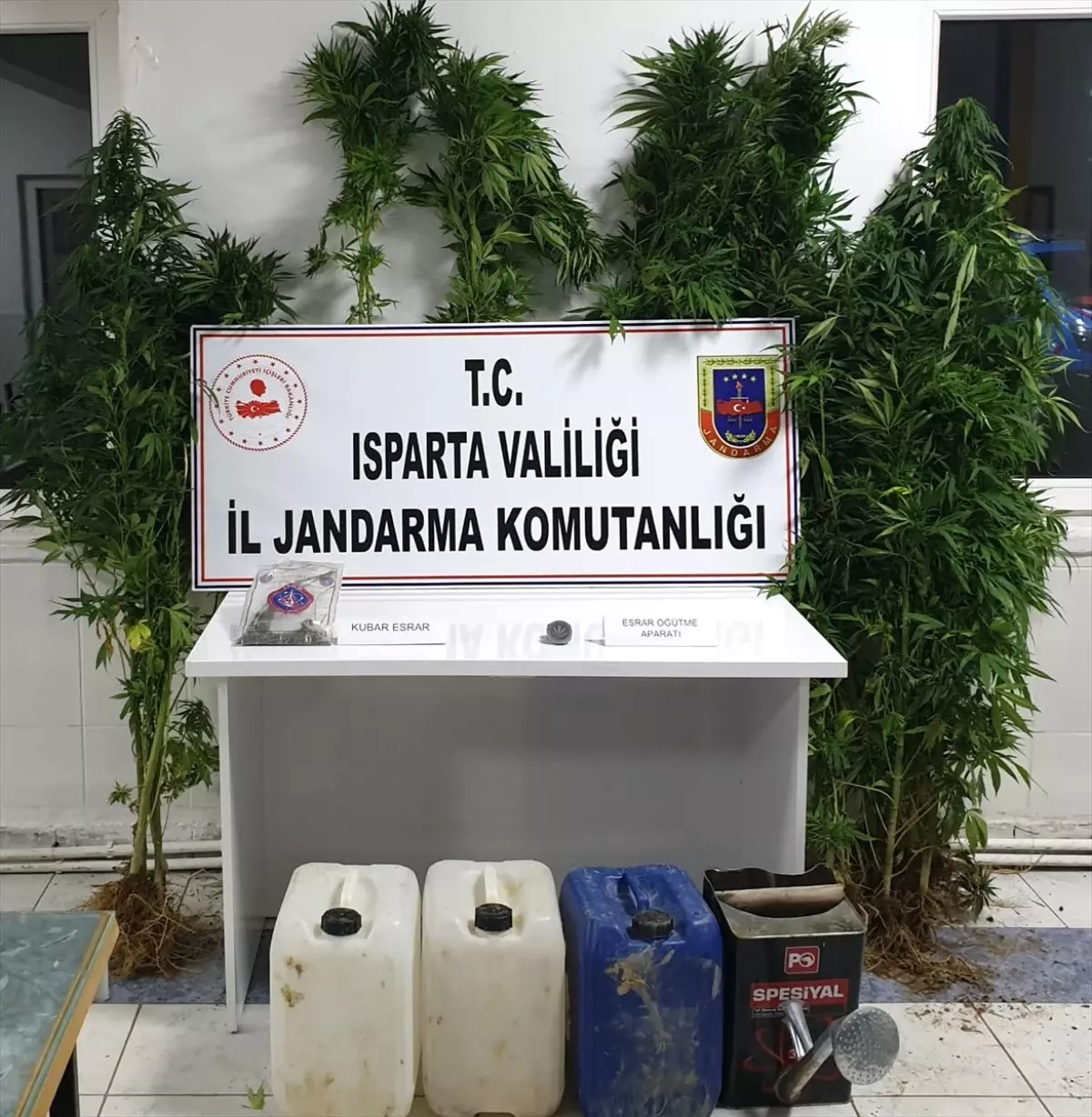 Isparta'da uyuşturucu operasyonu