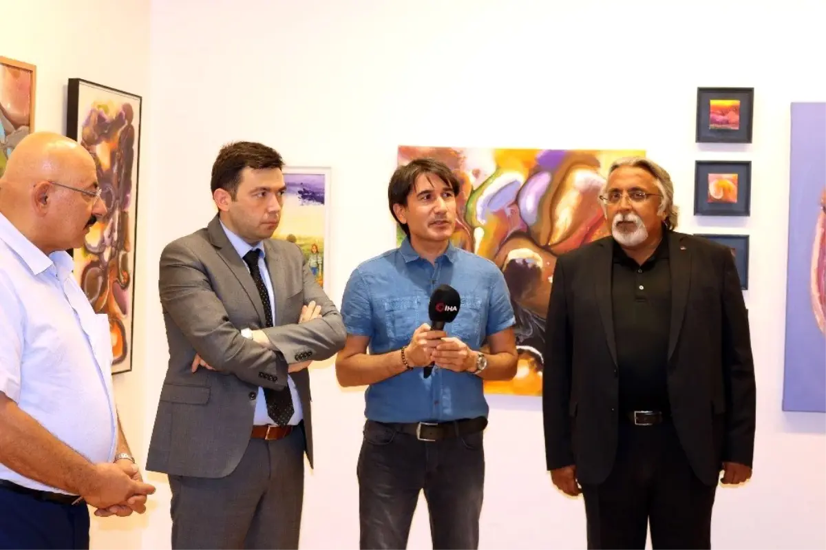 Mehmet Akif Orçan'ın resim sergisi açıldı