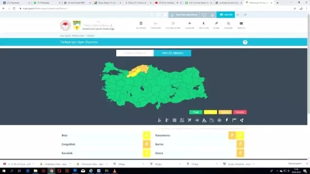 Meterolojiden şiddetli yağış uyarısı