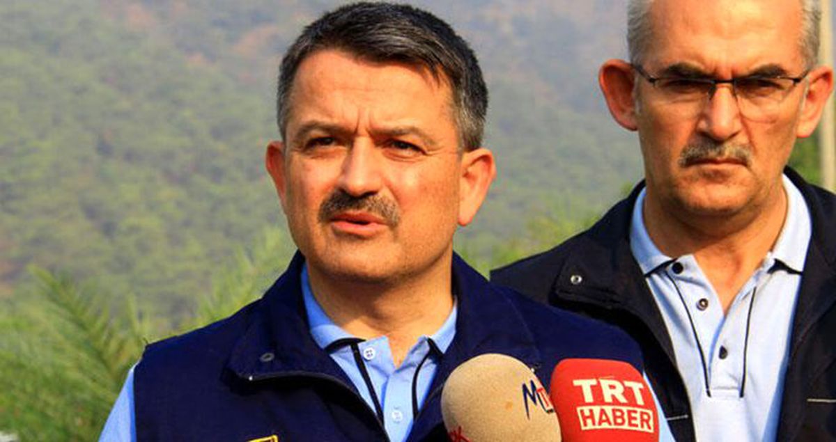 Bakan Pakdemirli: İzmir'deki orman yangınını kontrol altına aldık