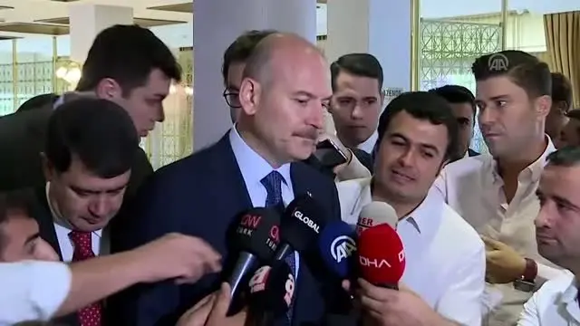 Soylu: 'Terörle demokrasi arasına bir meşru kanal açmaya çalışanlar sorumsuzluk işlemektedirler' Soylu: 'Terörle demokrasi arasına bir meşru kanal açmaya çalışanlar sorumsuzluk işlemektedirler'