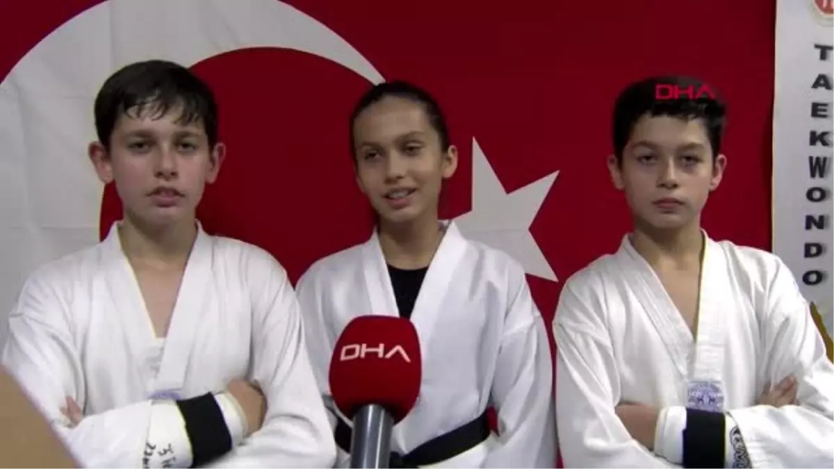 SPOR Tekvandocu üçüzlerin hayali milli takıma seçilmek