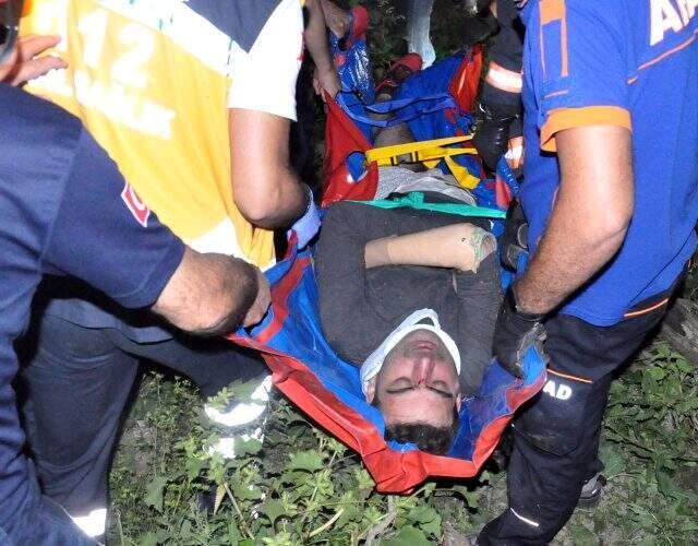 Alkol alırken 50 metreden düşen genç: Burada öleyim, anneme haber vermeyin