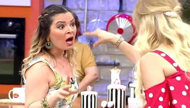 Gelinim Mutfakta yarışmacılarından Gülcan ve Hülya birbirine girdi