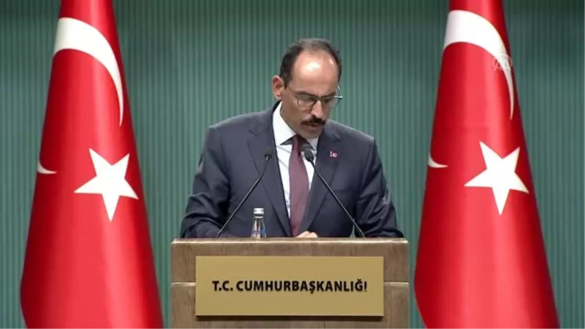 Kalın: 'Yangında hasar gören arazilerin imara açılması Anayasa'ya aykırıdır'