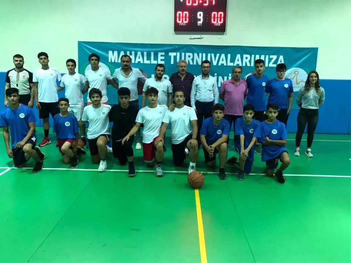 Mahalleler arası basketbol turnuvası başladı