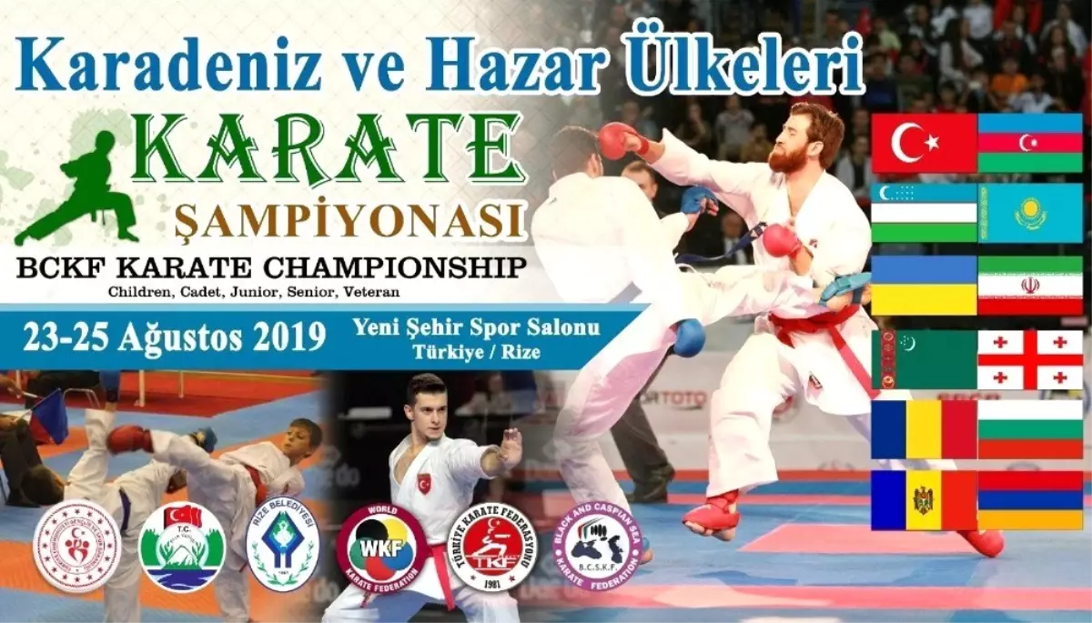 Rize'de Karate Şöleni Başlıyor