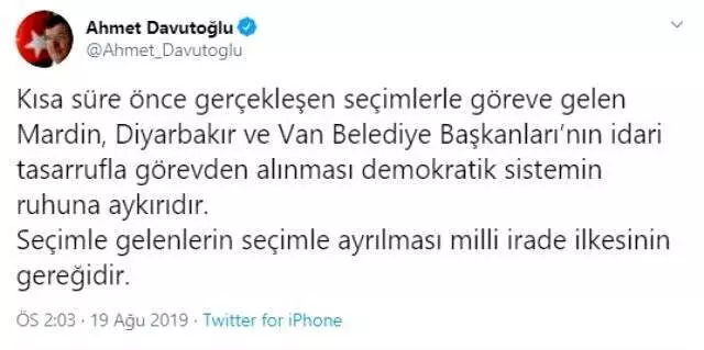 Süleyman Soylu, kayyum atamalarına tepki gösteren Gül ile Davutoğlu hakkında konuştu: Üzülüyorum