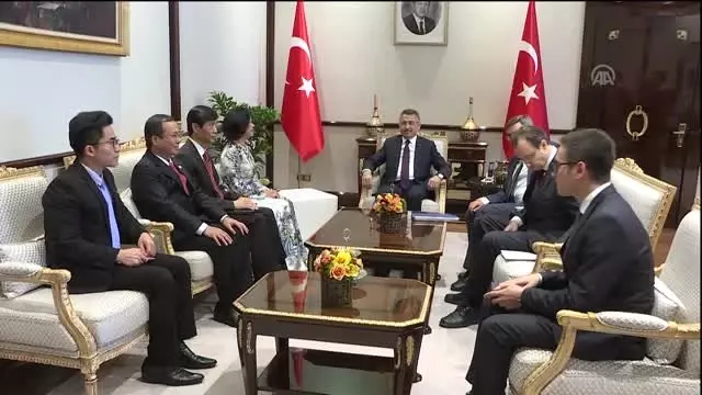 Cumhurbaşkanı Yardımcısı Oktay, Vietnam Komünist Partisi Merkez Komitesi Sekreteri Thi Mai ve...