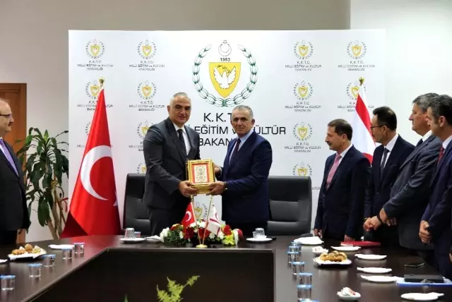 Kültür ve Turizm Bakanı Ersoy, KKTC Milli Eğitim ve Kültür Bakanlığı Çavuşoğlu ile görüştü Kültür ve Turizm Bakanı Ersoy, KKTC Milli Eğitim ve Kültür Bakanlığı Çavuşoğlu ile görüştü