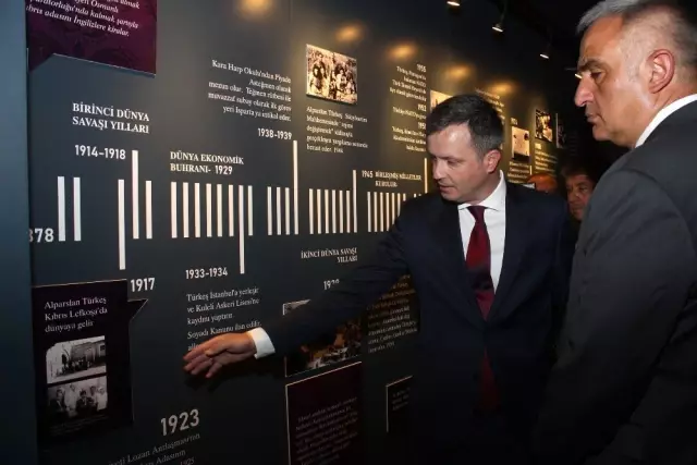 Turizm Bakanı Ersoy, Türkeş'in doğduğu evi ziyaret etti Turizm Bakanı Ersoy, Türkeş'in doğduğu evi ziyaret etti
