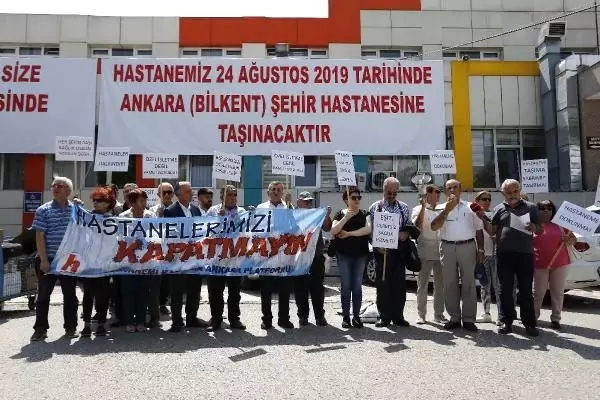 Ankara'da hastanenin taşınmasına tepki