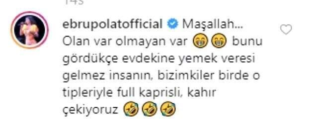 Can Yaman'ın kaslı fotoğrafına Ebru Polat'tan dikkat çeken yorum