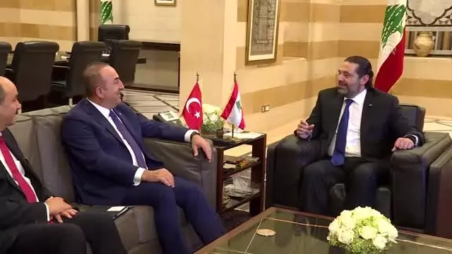 Dışişleri Bakanı Çavuşoğlu - Lübnan Başbakanı Hariri