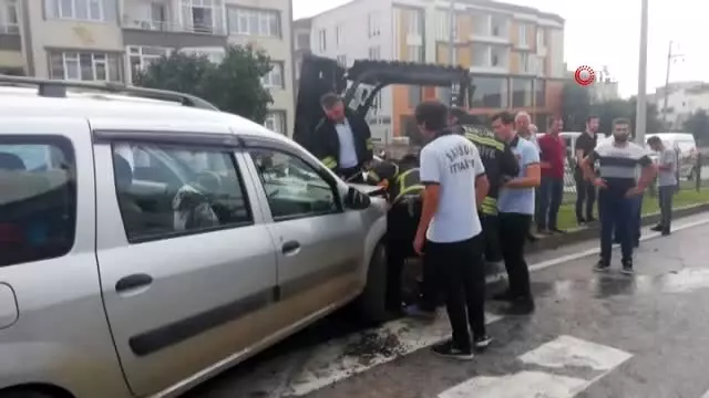 Hafif ticari araç ile forklift çarpıştı: 5 yaralı