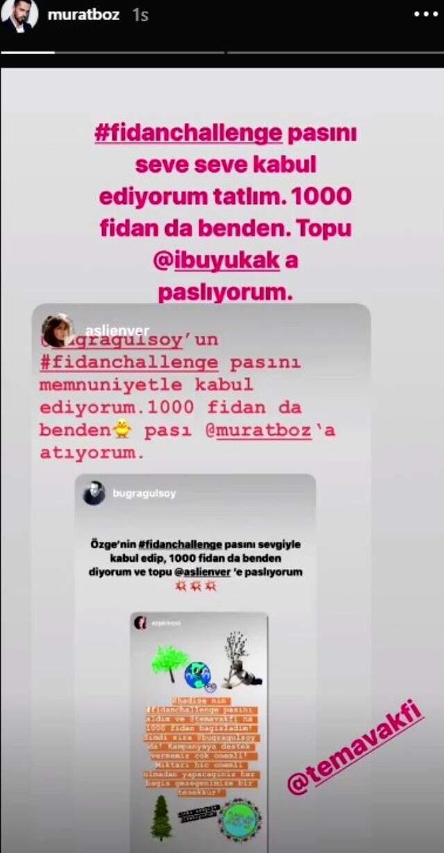 Rapçi Norm Ender'in başlattığı fidan bağışı kampanyasına ünlü isimlerden destek geldi