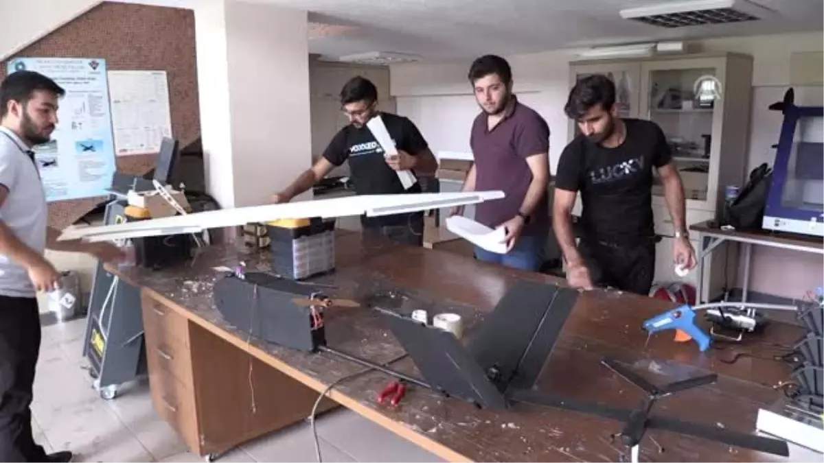 Tasarladıkları İHA'yla TEKNOFEST'te birincilik hedefliyorlar
