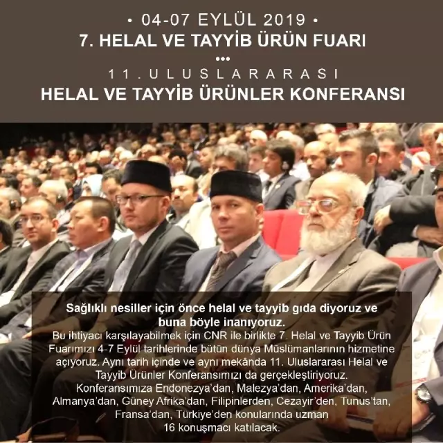 Uluslararası Helal ve Tayyib Konferansı'na sayılı günler kaldı